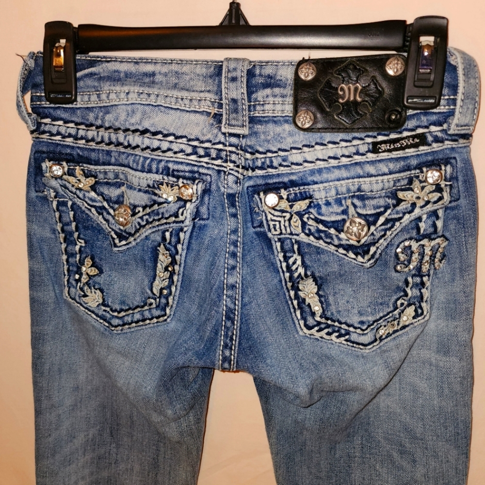 Miss Me Jean Mid-Rise Boot Stretch Size 24